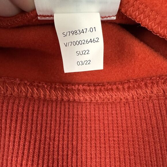 Athleta Womens On My Way Triumph Hoodie Full Zip Sweatshirt Rust Orange Size XL - Picture 9 of 9
